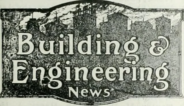 An illustration from Building & engineering news, 1914, leaf 354