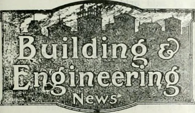 An illustration from Building & engineering news, 1914, leaf 52