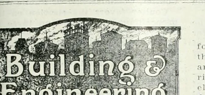 An illustration from Building & engineering news, 1914, leaf 686