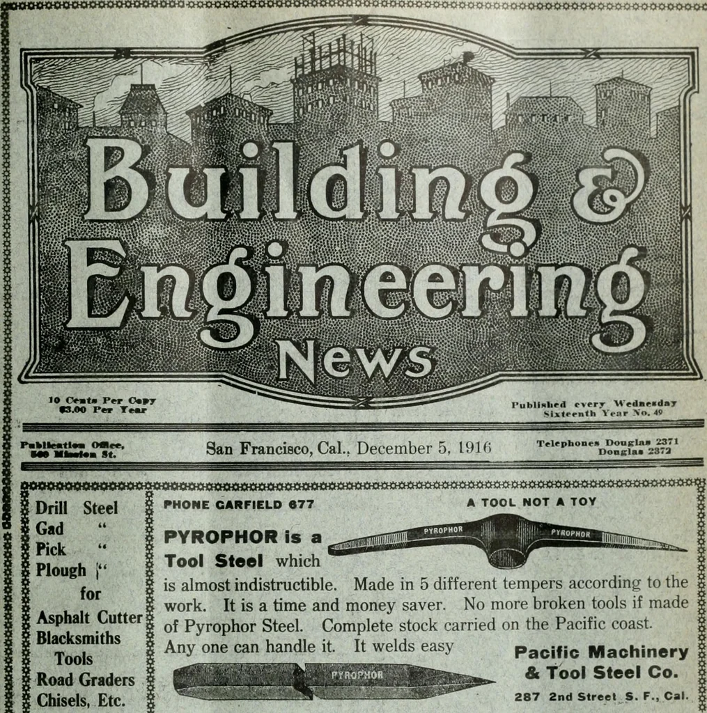 An illustration from Building & engineering news, 1914, leaf 750