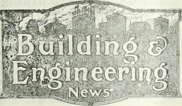An illustration from Building & engineering news, 1914, leaf 754
