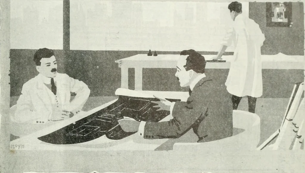 An illustration from Building & engineering news, 1914, leaf 838