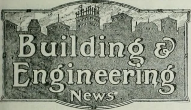 An illustration from Building & engineering news, 1914, leaf 192