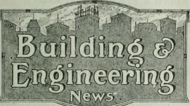 An illustration from Building & engineering news, 1914, leaf 34