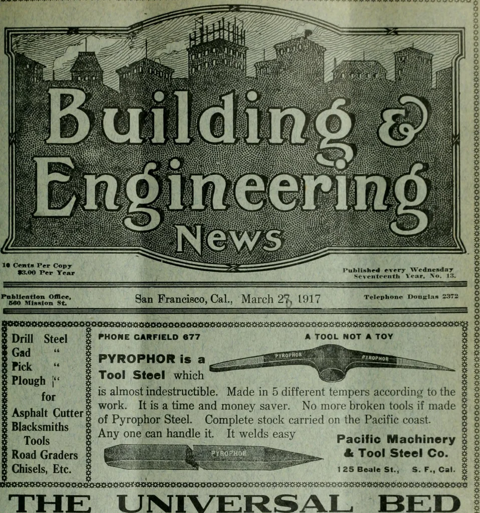 An illustration from Building & engineering news, 1914, leaf 358