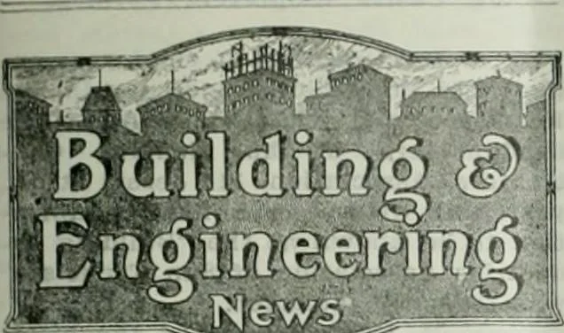 An illustration from Building & engineering news, 1914, leaf 396