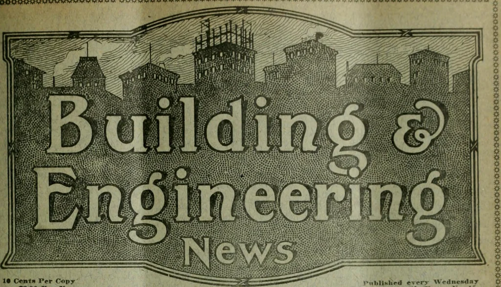 An illustration from Building & engineering news, 1914, leaf 426