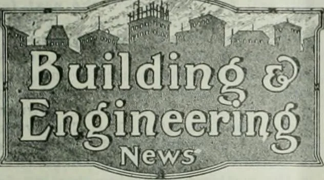 An illustration from Building & engineering news, 1914, leaf 60