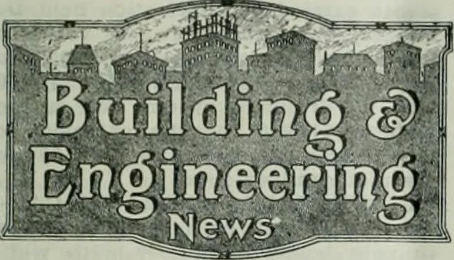 An illustration from Building & engineering news, 1914, leaf 8