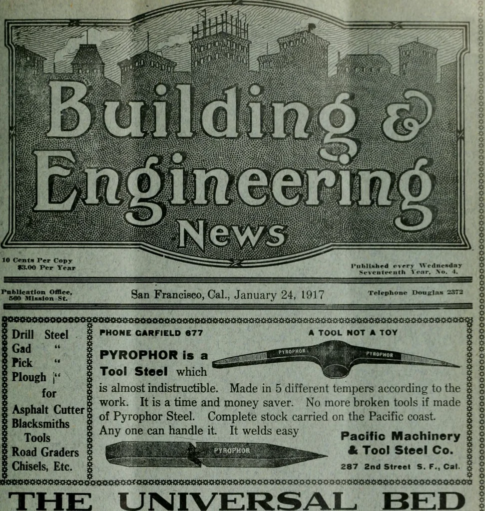 An illustration from Building & engineering news, 1914, leaf 82