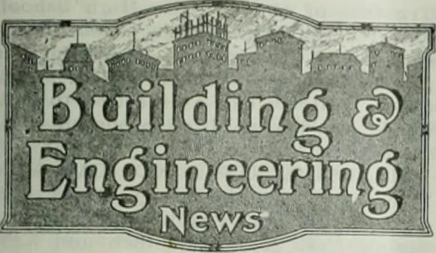 An illustration from Building & engineering news, 1914, leaf 86