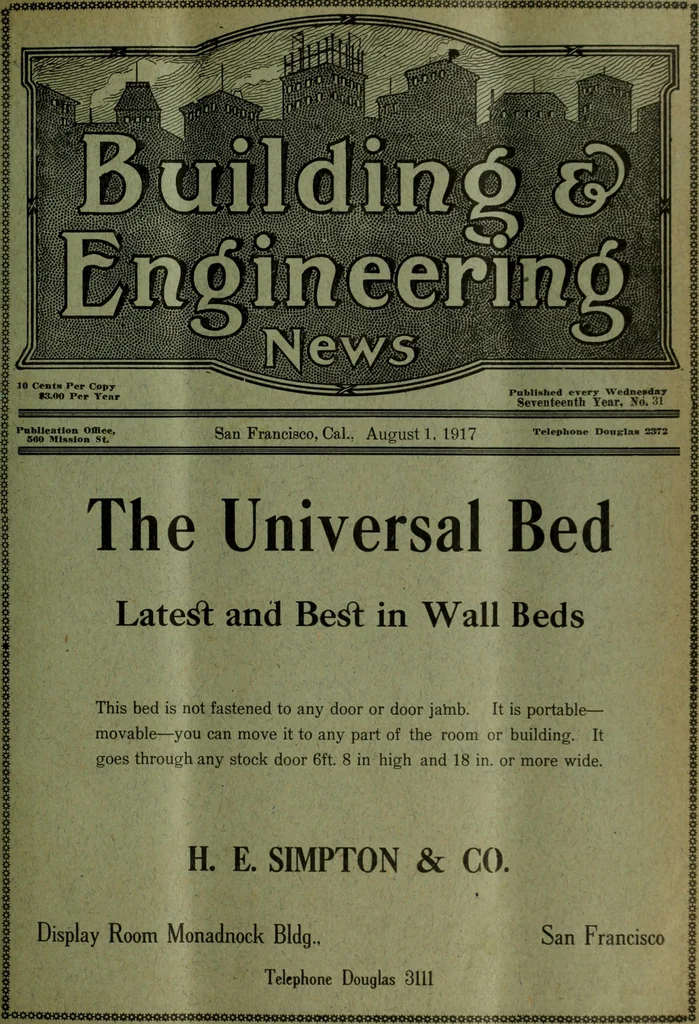 An illustration from Building & engineering news, 1914, leaf 108