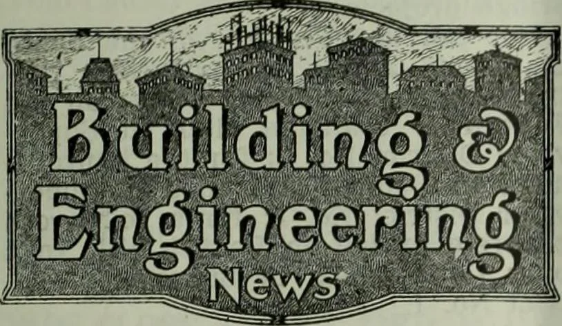 An illustration from Building & engineering news, 1914, leaf 164