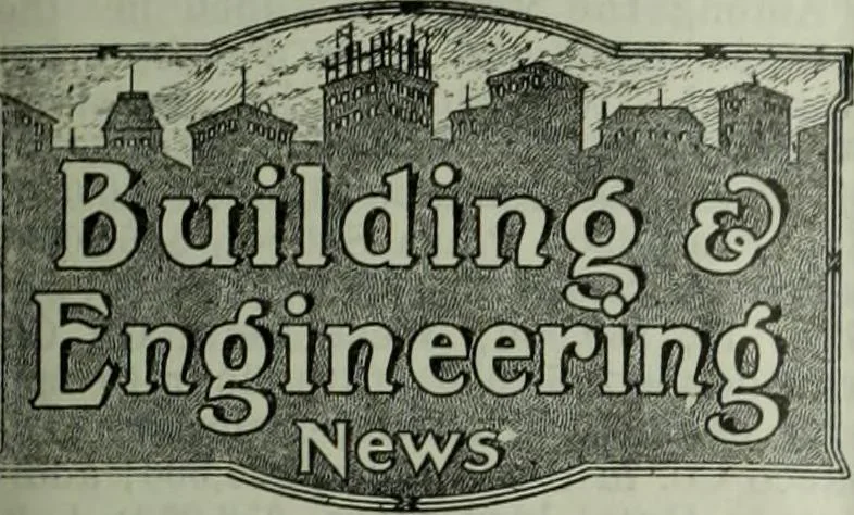 An illustration from Building & engineering news, 1914, leaf 268