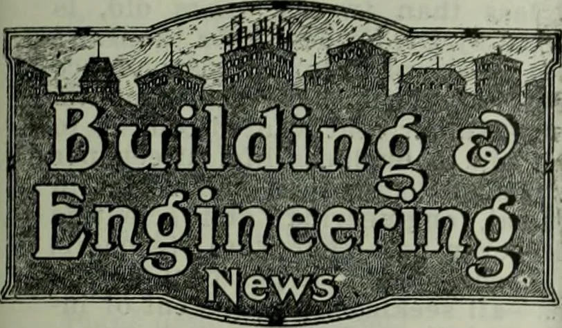 An illustration from Building & engineering news, 1914, leaf 396