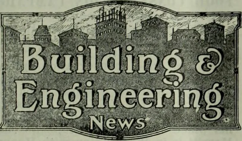 An illustration from Building & engineering news, 1914, leaf 422