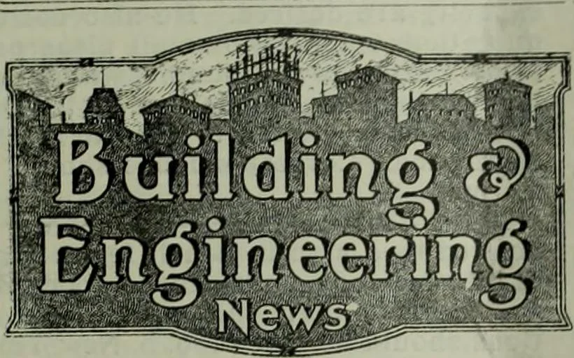 An illustration from Building & engineering news, 1914, leaf 568