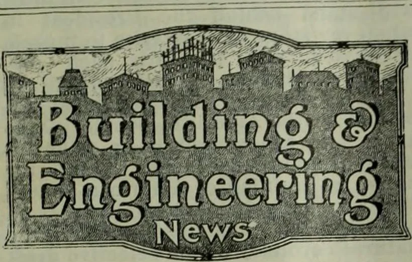 An illustration from Building & engineering news, 1914, leaf 594