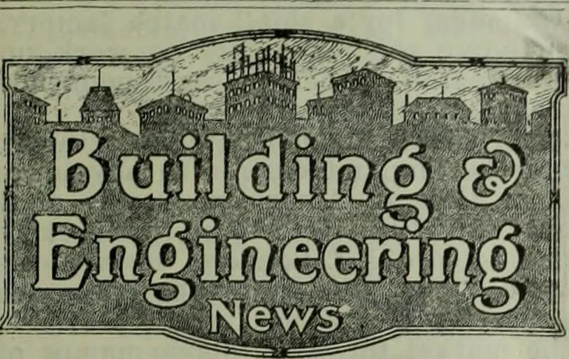 An illustration from Building & engineering news, 1914, leaf 620