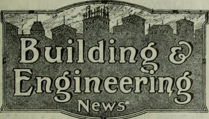 An illustration from Building & engineering news, 1914, leaf 8
