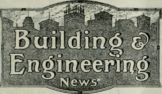 An illustration from Building & engineering news, 1914, leaf 130