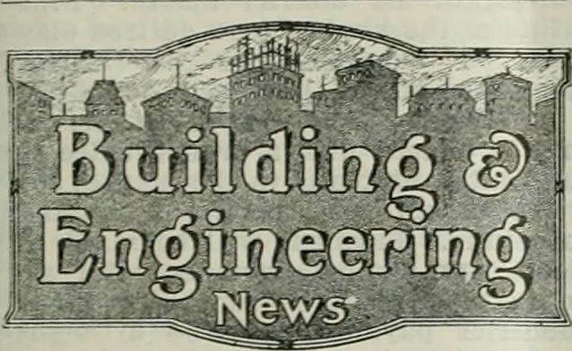 An illustration from Building & engineering news, 1914, leaf 154