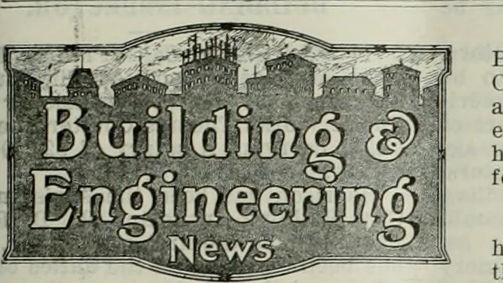An illustration from Building & engineering news, 1914, leaf 178
