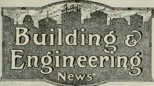 An illustration from Building & engineering news, 1914, leaf 392