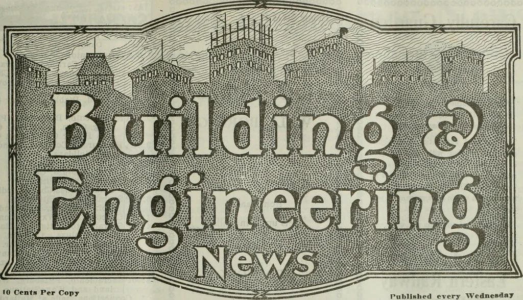 An illustration from Building & engineering news, 1914, leaf 58