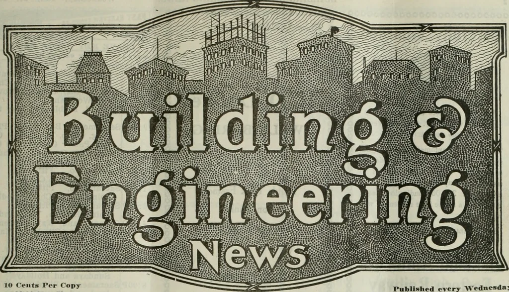An illustration from Building & engineering news, 1914, leaf 78