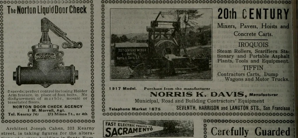 An illustration from Building & engineering news, 1914, leaf 203