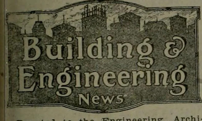 An illustration from Building & engineering news, 1914, leaf 334