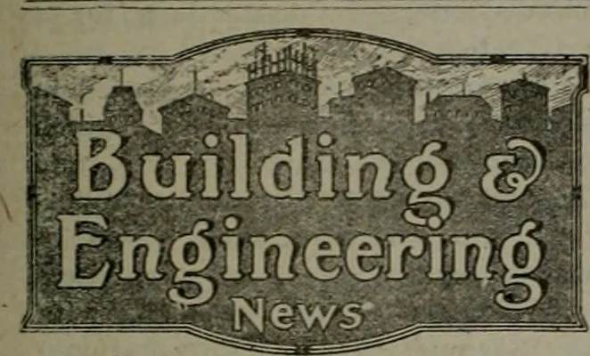 An illustration from Building & engineering news, 1914, leaf 22