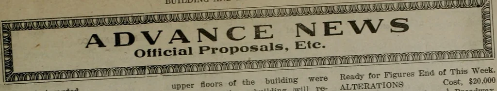 An illustration from Building & engineering news, 1914, leaf 8