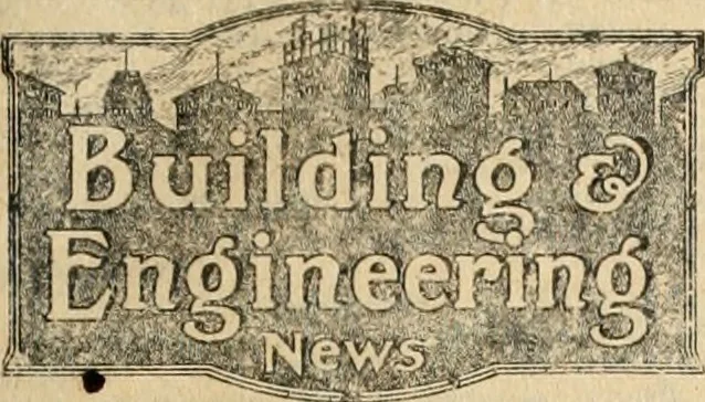 An illustration from Building & engineering news, 1914, leaf 242