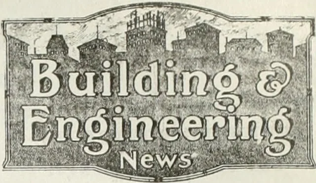An illustration from Building & engineering news, 1914, leaf 472