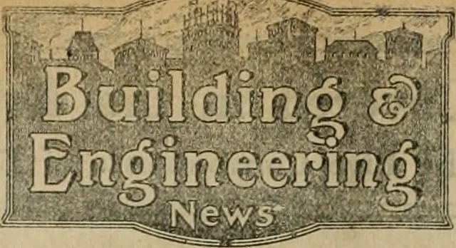 An illustration from Building & engineering news, 1914, leaf 552