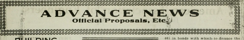 An illustration from Building & engineering news, 1914, leaf 56