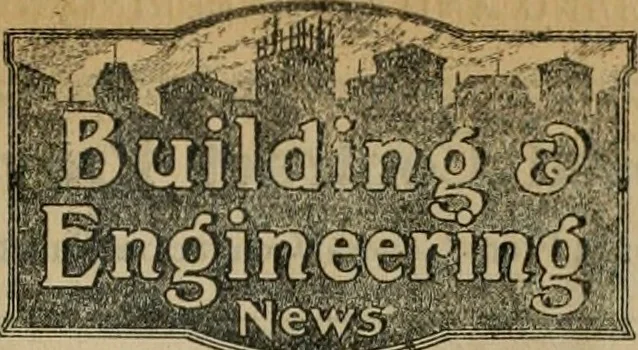 An illustration from Building & engineering news, 1914, leaf 578
