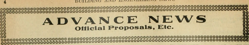 An illustration from Building & engineering news, 1914, leaf 581