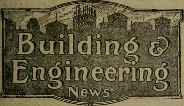 An illustration from Building & engineering news, 1914, leaf 326