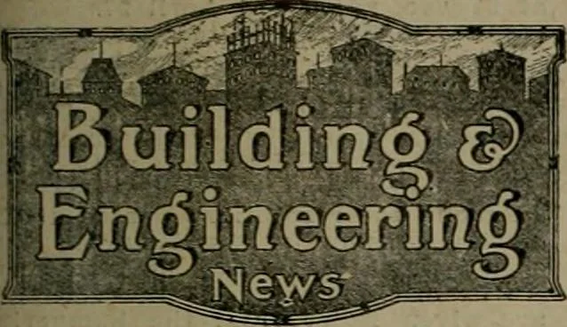 An illustration from Building & engineering news, 1914, leaf 486
