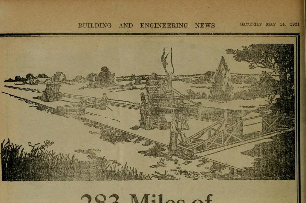 An illustration from Building & engineering news, 1914, leaf 549