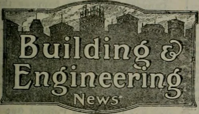 An illustration from Building & engineering news, 1914, leaf 614