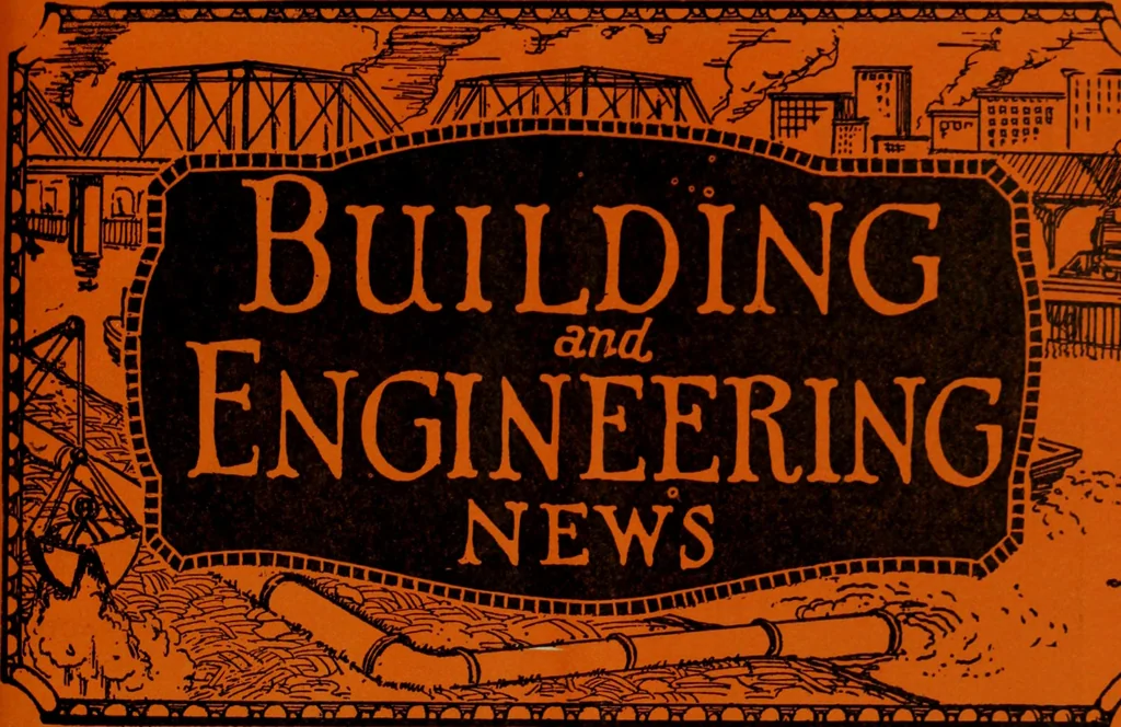 An illustration from Building & engineering news, 1914, leaf 622