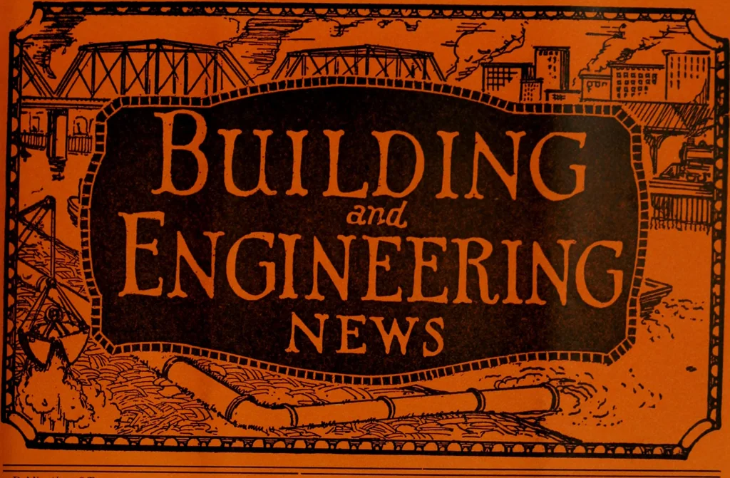 An illustration from Building & engineering news, 1914, leaf 80