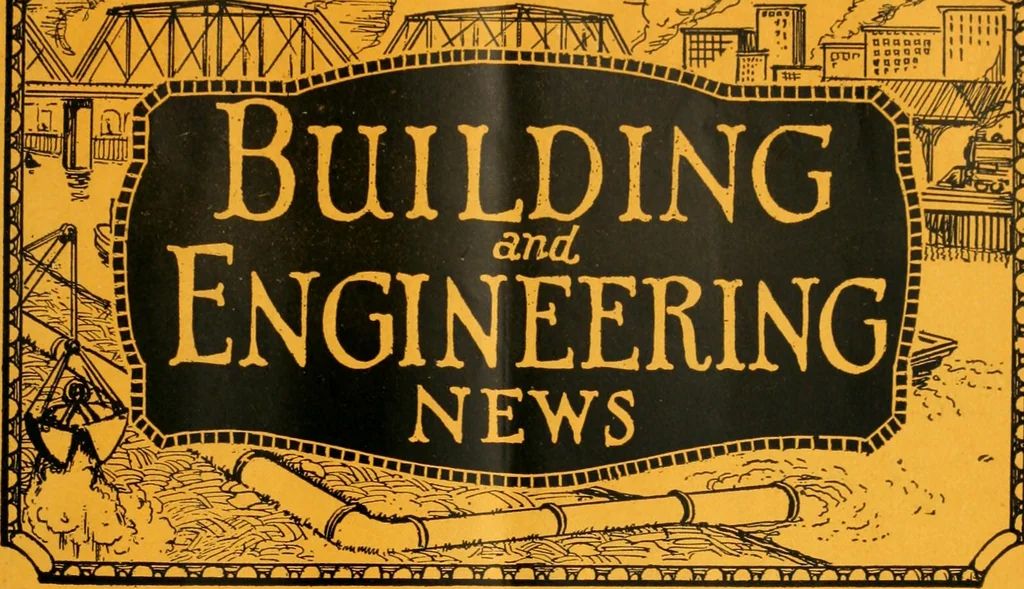 An illustration from Building & engineering news, 1914, leaf 1010