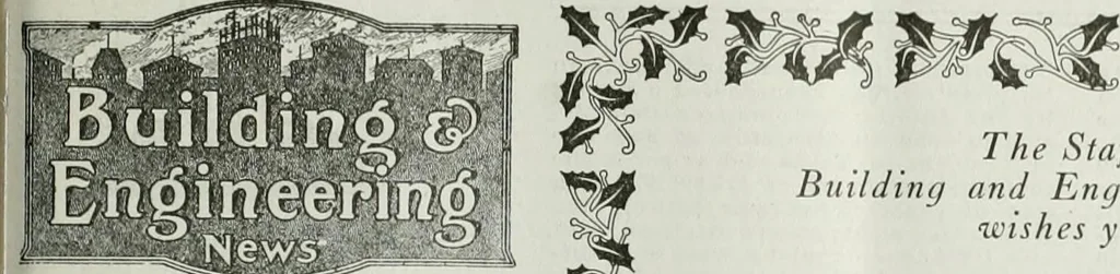 An illustration from Building & engineering news, 1914, leaf 1012