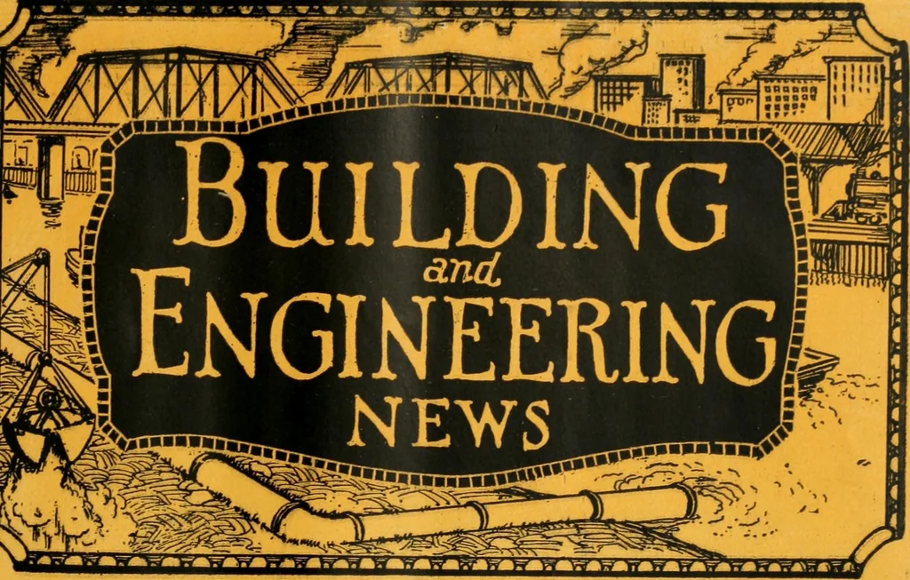 An illustration from Building & engineering news, 1914, leaf 1052