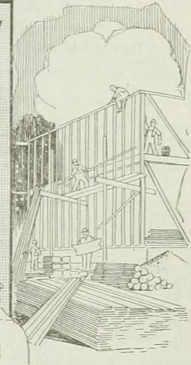 An illustration from Building & engineering news, 1914, leaf 14